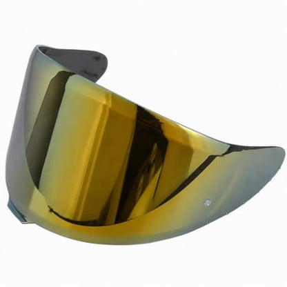 Shoei RF-1400 Helmet Visor Replacement for X15 CWR-F2 RF-1400 Z8 NXR2, CWR-F2 Shield Windshield Anti-Scratch UV Protection (Plain Gold) - color: Plain Gold