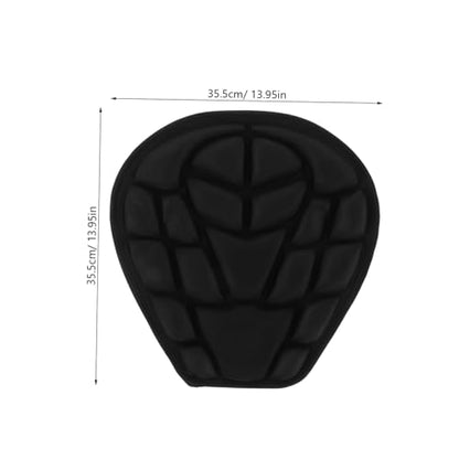 Motorcycle Seat Cushion Pad Comfortable Cover Shock Absorption and Heat Insulation for Rides Weather Breathable Motorcycle Accessories