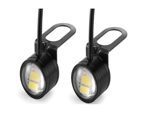 2Pcs Motorcycle Flash Strobe Eagle Eye Motorcycle Daytime Running Light Signal Lamps Fog Lamp Headlight Moto Accessories - color: Strobe type, size: Green color