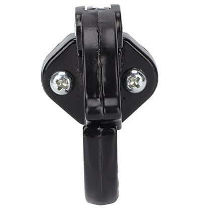 Estink Electric Scooter Front Claw Hook, Alloy Steel & Aluminum Motorcycle Hanger for Helmet & Bag Storage, 26.5 lb Load Bearing & Auto Lock Design for Safer Riding (Black)
