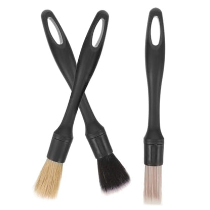 1Set Car Detailing Kit Interior Cleaner Brush Soft Bristles for Traceless Cleaning for Cars Motorcycles and More Safe for