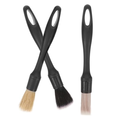 1Set Car Detailing Kit Interior Cleaner Brush Soft Bristles for Traceless Cleaning for Cars Motorcycles and More Safe for
