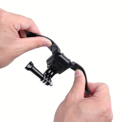 Motorcycle Helmet Camera Mount Chin Bracket Full Face Removable Holder Outdoor Cycling Supplies Replacement for GoPro