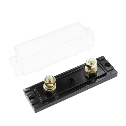 4Pcs ANL Fuse Holder Automotive Heavy Duty Fuse Block Replacement with Clear Insulated Cover for Car Audio System Amplifier Inverter CFH-ANL-TM1 - color: CFH-ANL-TM1