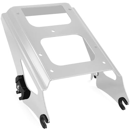 Detachable Two Up Tour Trunk Mounting 09-13 2-Up Tour Trunk Mounting Rack Compatible Harley Davidson Touring Street Glide Road King Road Glide Electra Glide (2009-2013 Rack Chrome) - color: 2009-2013 Rack Chrome