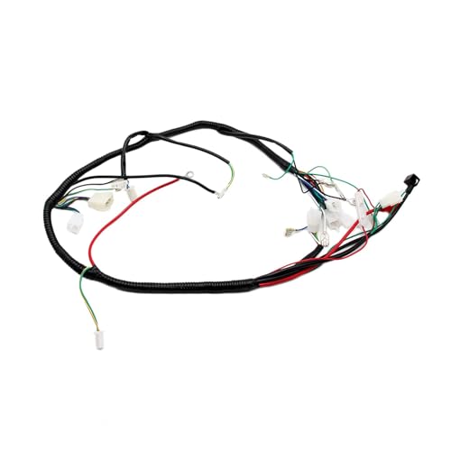 PRO BAT ATV Quad Complete Electrics AC Wire Harness Kit with CG-8 Stator 6-Pin AC CDI ATV Switch Ignition Coil Solenoid Relay Spark Plug for 150cc 200cc 250cc 300cc Zongshen Lifan Black - style: B 8 Pole+ B Ignition Coil+B Rectifier