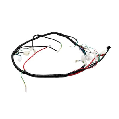PRO BAT ATV Quad Complete Electrics AC Wire Harness Kit with CG-8 Stator 6-Pin AC CDI ATV Switch Ignition Coil Solenoid Relay Spark Plug for 150cc 200cc 250cc 300cc Zongshen Lifan Black - style: B 8 Pole+ B Ignition Coil+B Rectifier