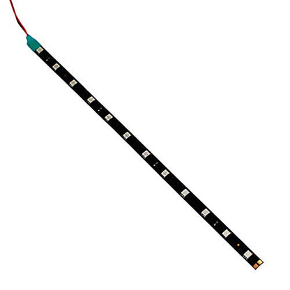DC 12V Waterproof 1Ft 12 LED Strip Underbody Light with 6 inches Wires for Motor (Green,Pack of 6) - color: Green