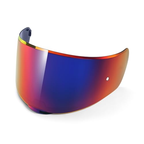 RIDERCO Sedici Strada 2 Visor Replacement, Motorcycle Helmet Face Shield Compatible with Strada 3 Citation FT2 Vector FF801 FF397 FF813, Revo Rose Pink, Day Use Only - color: Revo Rose Pink