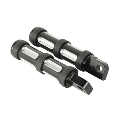 SLMOTO 1 1/4" Adjustable Engine Guard Highway Foot Peg Footpegs fits for Harley Davidson/Honda/Yamaha/Kawasaki/BSA/Norton/Triumph
