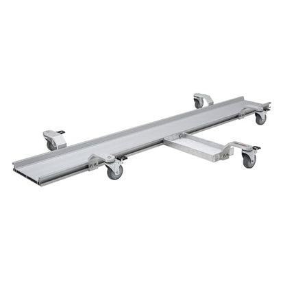 Black Widow Pro Motorcycle Dolly Strong Lightweight Aluminum 1,500 lb. Weight Capacity Fully Adjustable Kickstand Plate Locking Casters