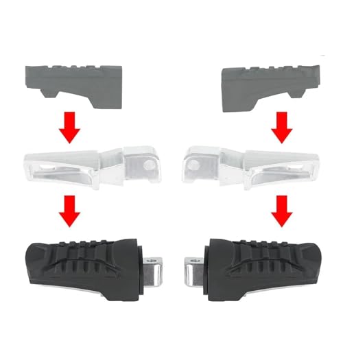 Footpegs Foot Pedals Motorcycle Rear Passenger Footrest Foot Peg for GS1250 R1250GS ADV R1200GS LC for Adventure Footpeg Bracket Cover - color: Bracket