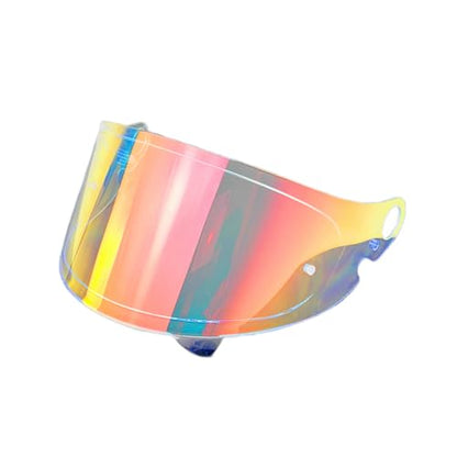 CPB-1V Helmet Shield for GLAMSTER,Replacement Motorcycle Helmet Visor Compatible with GLAMSTER (Revo Clear Red) - color: Revo Clear Red