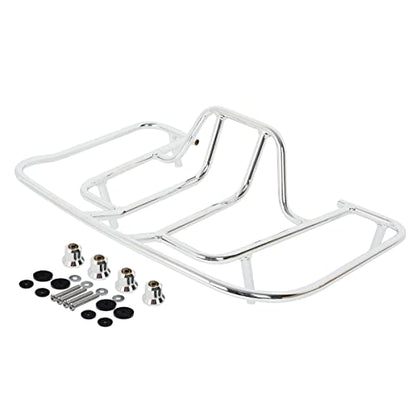 Green-L Rear Trunk Mounted Luggage Rack Fit for Honda 2001-2017 Goldwing GL1800 Motorcycle Chrome Tourbox Carrier - color: Style B chrome