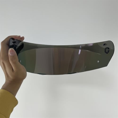 HJ-33 Helmet Visor For i90.Replacement Motorcycle Helmet Shield Compatible with HJC i90 (Rainbow) - color: Rainbow
