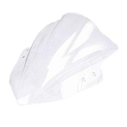 Double Bubble Windshield Windscreen for Kawasaki Ninja 300 EX300R 300R 2013-2017 (Clear) - color: Clear