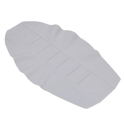 Electric Dirt Bike Seat Cover for Yozma In 10 E-Bike Non-Slip Soft Cushion White - color: white background white stripes