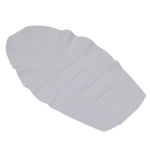 Electric Dirt Bike Seat Cover for Yozma In 10 E-Bike Non-Slip Soft Cushion White - color: white background white stripes