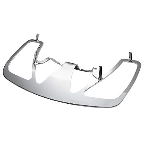 Green-L Rear Trunk Mounted Luggage Rack Fit for Honda 2001-2017 Goldwing GL1800 Motorcycle Chrome Tourbox Carrier - color: Style A