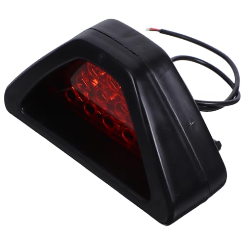 Car Rear Bumper LED Triangle Tail Brake Light Set with Flashing Warning for Universal Vehicles, Red Safety Lamp Suitable for Anti-collision and Rear Traffic Alert