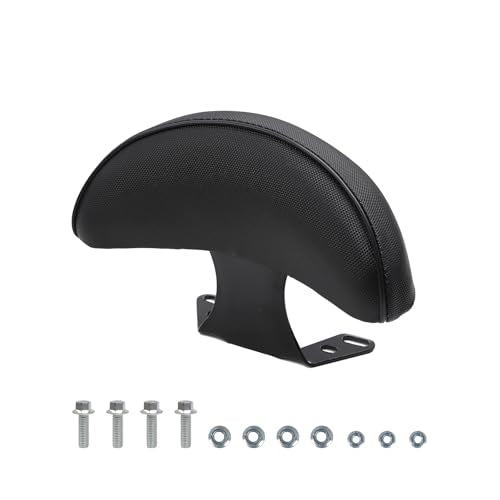 Minho C Type Motorcycle Rear Backrest, PU Leather Passenger Back Support, Fits GY6 50cc 125cc 150cc 250cc Chinese Scooter Moped Compatible with Taotao Vitacci Tank 200 Jonway Sunl - size: C-TYPE