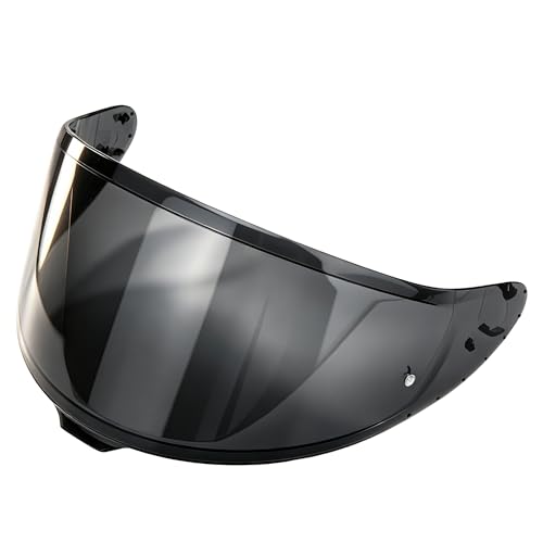 Shoei RF-1400 Helmet Visor Replacement for X15 CWR-F2 RF-1400 Z8 NXR2, CWR-F2 Shield Windshield Anti-Scratch UV Protection (Smoke) - color: Smoke