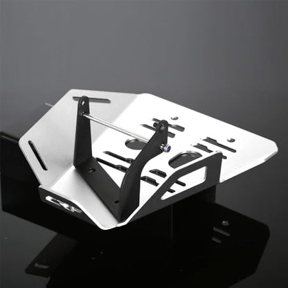 Front Skid Plate Lower Engine Bash Cover Guard For CRF110F 2013-2024 (Silver) - color: Silver