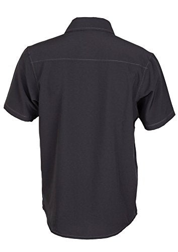 Club Ride Apparel Protocol Short Sleeve Cycling Jersey - Men's Snap Down Biking Top - color: Raven, size: XX-Large