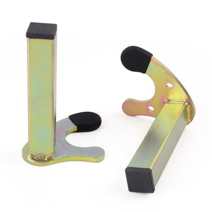 Motorcycle Rear Wheel Lift Stands Frame Accessories Swingarm Spool Lift Stand Paddock Stands Attachment U-Shape Rear Wheel Stand with Anti-Slip Rubber Protecotor (Square Tube) - size: Square Tube