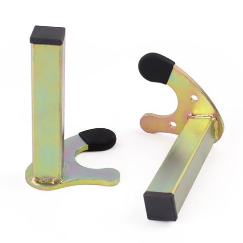 Motorcycle Rear Wheel Lift Stands Frame Accessories Swingarm Spool Lift Stand Paddock Stands Attachment U-Shape Rear Wheel Stand with Anti-Slip Rubber Protecotor (Square Tube) - size: Square Tube