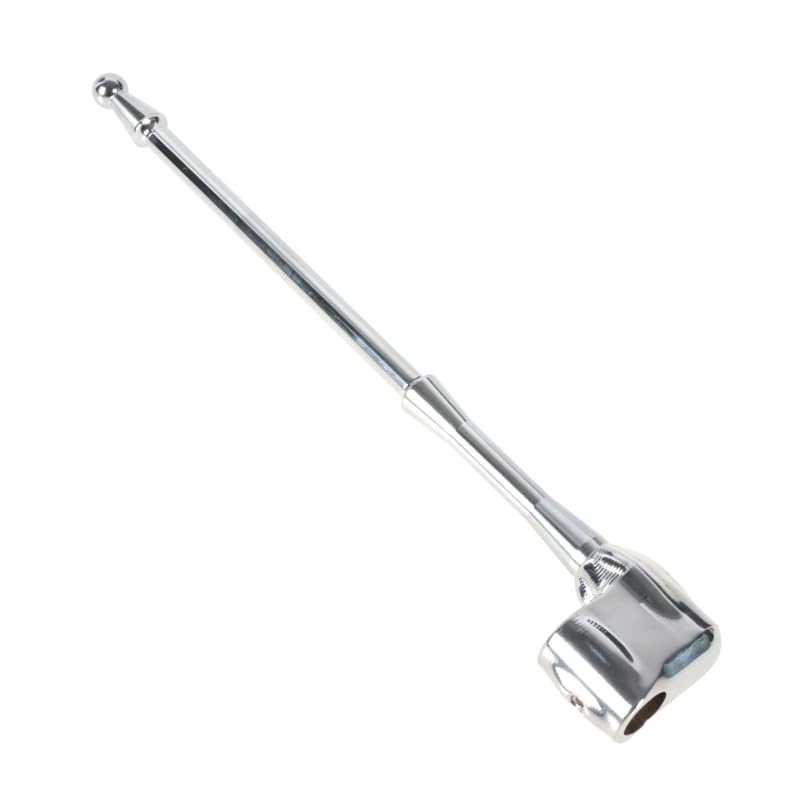 ONE.K.S Motorcycle Flag Mounts 1pcs Flag Pole Luggage Rack Vertical American USA Flagpole Fit for Honda Gold Wing GL1800 Touring Road King Street Road Glide FLHT Sportster XL883 1200 (Silver) - color: Silver