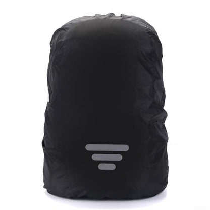 Reflective Backpack Rain Cover Waterproof Hiking Pack Protector Night Cycling Safety Gear Elastic Outdoor Bag shields Lightweight Camping(XS（8-17L）) - size: XS（8-17L）