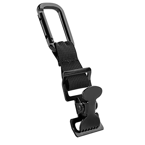 Xxerciz Golf Glove Clip and Belt Holder, Work Safety Glove Keeper With Metal Clips Carabiner for Construction Gloves, Golf Accessories for Men - color: Glove Clip - Black