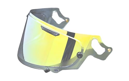 RX7X Replacement Motorcycle Helmet Shield Compatible with VAS-V MAX Corsair-X Signet-X Quantum-X DT-X - color: Gold