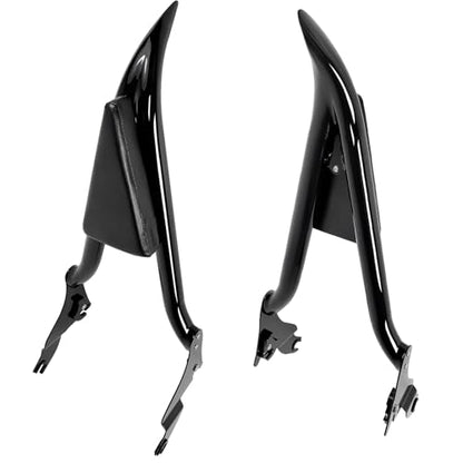 Detachable Sissy Bar Passenger Backrest for Harley Touring Road Glide Road King CVO Street Glide Electra Glide Ultra 2009-2025 (26" Black) - color: Black, size: 2009-2024