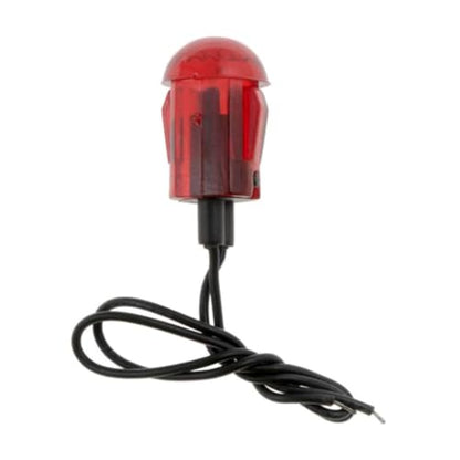 KarParts360 Multi-Purpose Warning Light | Red Lens Color | LED Bulb Technology | Red Color | Plastic Lens Material | Pressure Fit Attachment Method | 0.81 Inches Depth