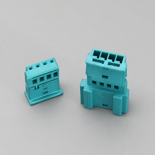 ECSiNG 4Pcs Male & Female Wire Harness Connector 61132359994 61138380696 Compatible with BMW Socket Housing Repair Kit Waterproof Electronic Connector Wire Harness