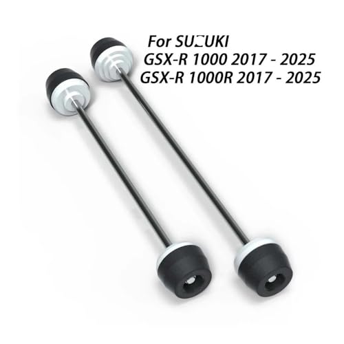 Frame Sliders for Suz&uki GSXR1000 GSXR GSX-R 1000 GSX-R1000 2017-2025 Motorcycle Front & Rear Wheel Fork Axle Sliders Cap Crash Protector Kit