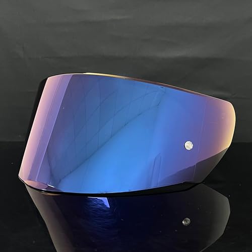 Assault Helmet Visor,Motorcycle Helmet Shield Replacement UV Protection Windshield Compatible With Assault,Stream,Rapid,Storm,FF320,FF328,FF353,FF800(Blue) - color: Blue