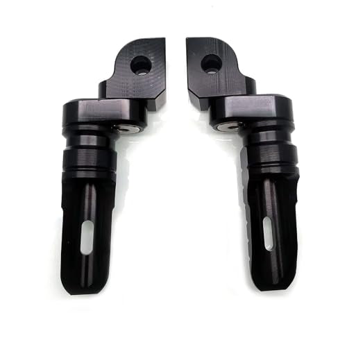 MZS Motorcycle Foot Pegs, Front Rider Footpegs Footrest Rest Pedal Adjustable Aluminum Black Compatible with GROM Monkey CBR 600 F2 F3 F4 F4I CBR600RR CBR1000RR VFR800 CB1100 - size: GROM/Monkey/CBR600 F2 F3 F4 F4I/CBR600RR