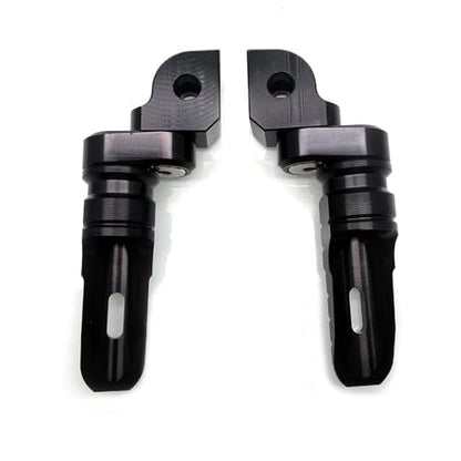 MZS Motorcycle Foot Pegs, Front Rider Footpegs Footrest Pedal Adjustable Black CNC Compatible with GSXR 600 750 GSX-R1000 GSX250R GSXS750 GSXS1000 GSXS1000F GSF1250 GSX650 SV650 SV1000 DL650 DL1000 - size: GSXR 600 750 GSX-R1000 GSX250R GSXS750 GSXS1000