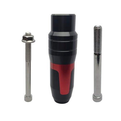 Universal Rear Frame Sliders Crash Pad Replacement for B-MW Kawasaki Yamaha Honda Suzuki CNC Aluminum Motorcycle Accessories Anti Falling Protection(Red) - color: Red