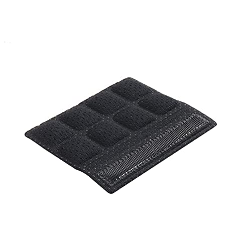 6PCS Chin Pads Foam Pad Set Strap Padding Replacements Universal Cushion Mats for Cycling Bike Bicycle Motorcycle Road Racing Riding Helmet - color: Black 6PCS