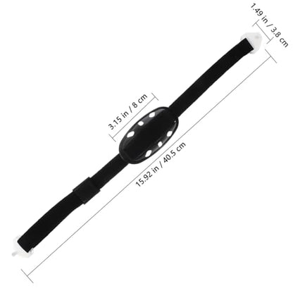 Veemoon Helmet Chin Strap：Adjustable Helmet Strap Universal Hard Hat - Chin with Elastic Band for Construction Headwear Protection Accessories (Black)