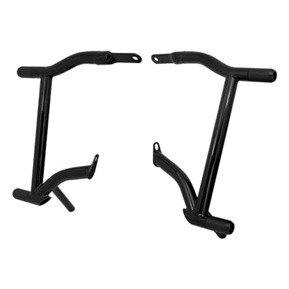 Motorcycle Crash Bar Engine Guard Highway Crash Bar Fit for Harley Touring Street Glide Road Glide Road King Electra Glide Ultra (D-Engine Guard+Saddlebag Guard for 14-23 Touring) - size: D-Engine Guard+Saddlebag Guard For 14-23 Touring