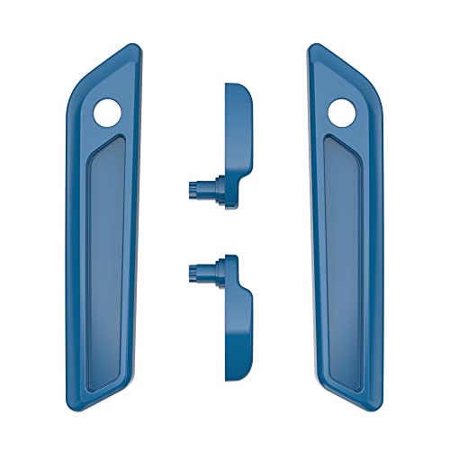 Advanblack Saddlebag Latches Covers, Lid Lifters Levers Fit for 2014+ Harley Touring Hard Saddlebags - Billiard Teal - color: Billiard Teal