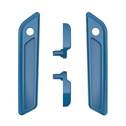 Advanblack Saddlebag Latches Covers, Lid Lifters Levers Fit for 2014+ Harley Touring Hard Saddlebags - Billiard Teal - color: Billiard Teal