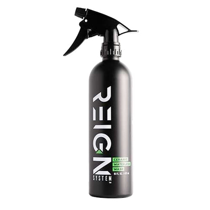 Ceramic Waterless Car Wash – 3-in-1 Wash, Shine & Ceramic Protection – No Hose Needed – Eco-Friendly Detailing Spray for Paint, Glass, Chrome & Wheels – Hydrophobic, Streak-Free Finish
