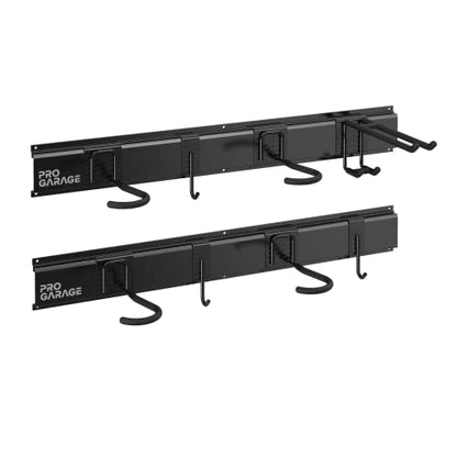 ClosetMaid ProGarage Bike Rack Garage Storage Set, Helmet and Utility Hooks, Heavy Duty Wall Mount, 4 Bike Capacity, Black - style: Bike Rack