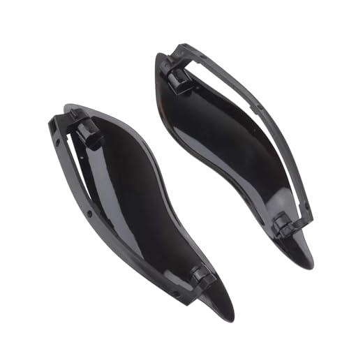 Fairing Air Deflectors Side Wing Windshield Adjustable Wind Deflectors Compatible with 2014-2024 Harley Electra Glide Street Glide Tri Glide Ultra Limited Fairing Side Shield (Black) - color: Black